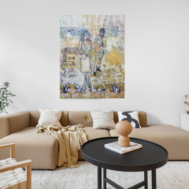 Kunstwerk im Wohnzimmer als Hochzeitsgeschenk Ideen, die das ganze Jahr über Freude machen