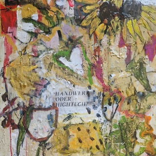 Zeitgenössisches Kunstwerk kaufen mit lebendiger, floraler Farbkomposition – gemalt von Künstlerin Josefine Frauenschuh.