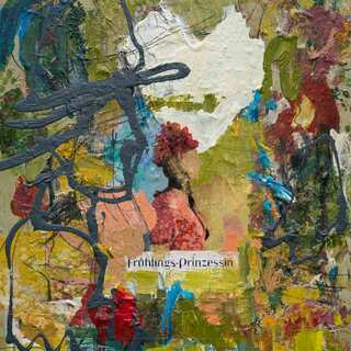 Abstraktes Acrylbild in ausdrucksstarker, vielschichtiger Farbgebung – zeitgenössische Kunst gemalt von Josefine Frauenschuh.