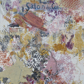 Zeitgenössisches Kunstwerk von Josefine Frauenschuh aus Salzburg – inspiriert von Toulouse-Lautrec und dem Pariser Salon des Cent, Teil der Moulin-Rouge-Serie.