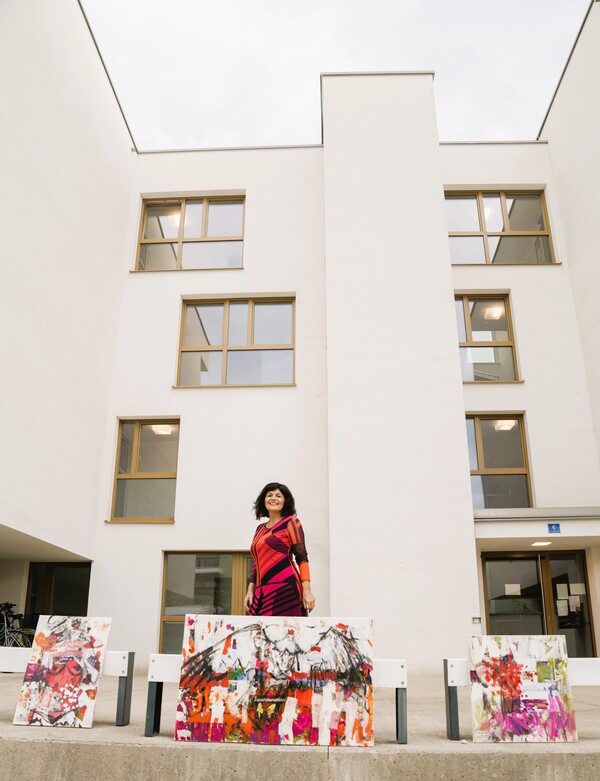 Verschiedene künstlerische Werke von Josefine Frauenschuh – Zeitgenössische Kunst kaufen für vielfältige Raumkonzepte.